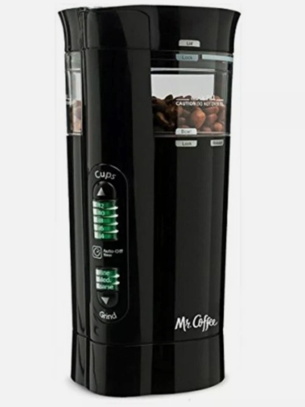 Mr Coffee Programmable Coffee Grinder IDS77 Black (4–12 Cup Capacity) NEW IN B